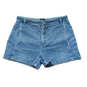 B. Equipment Jeans Womens Denim Shorts 13 Blue High Rise Cotton Casual Summer